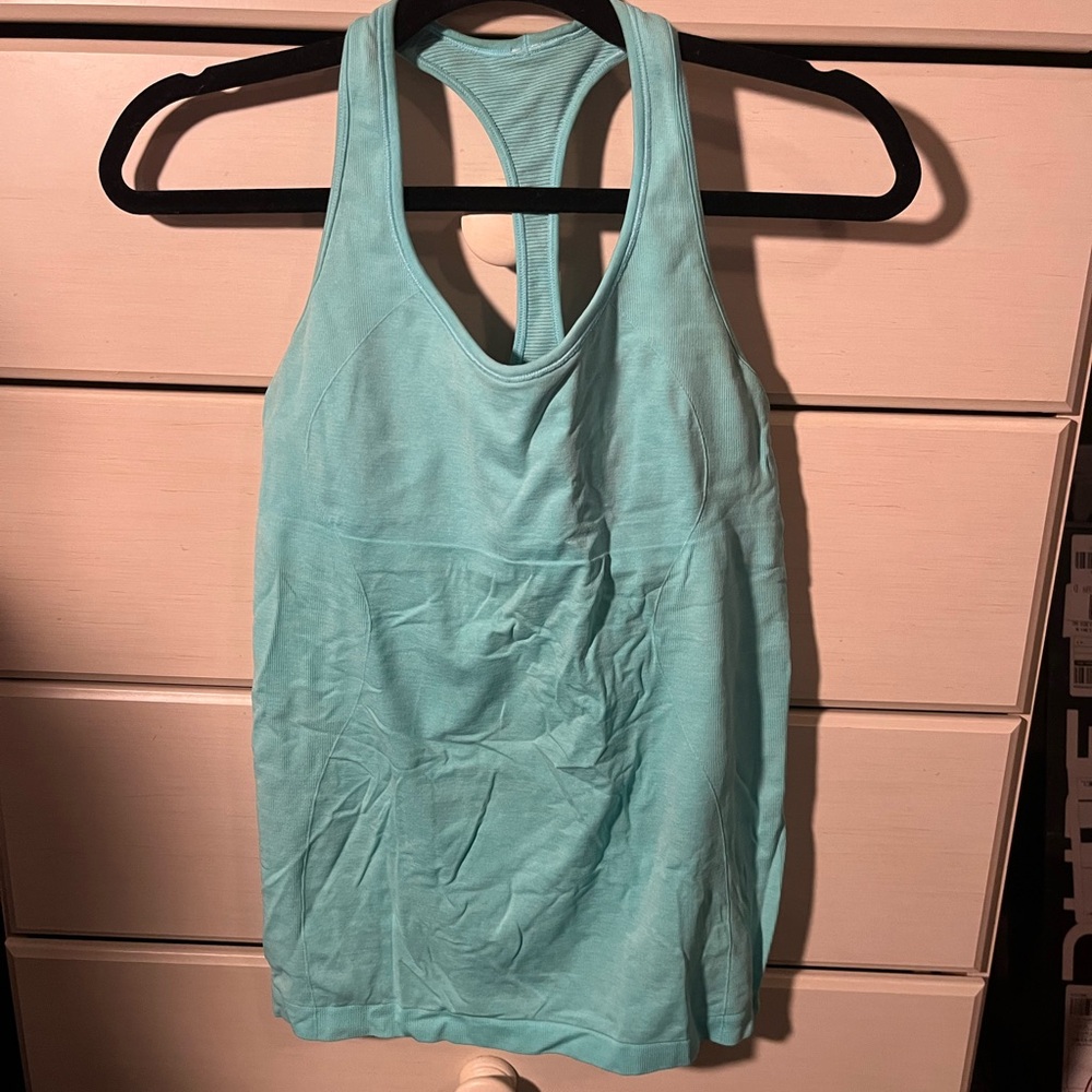 Lululemon Size 6 Tidewater Teel Tank top